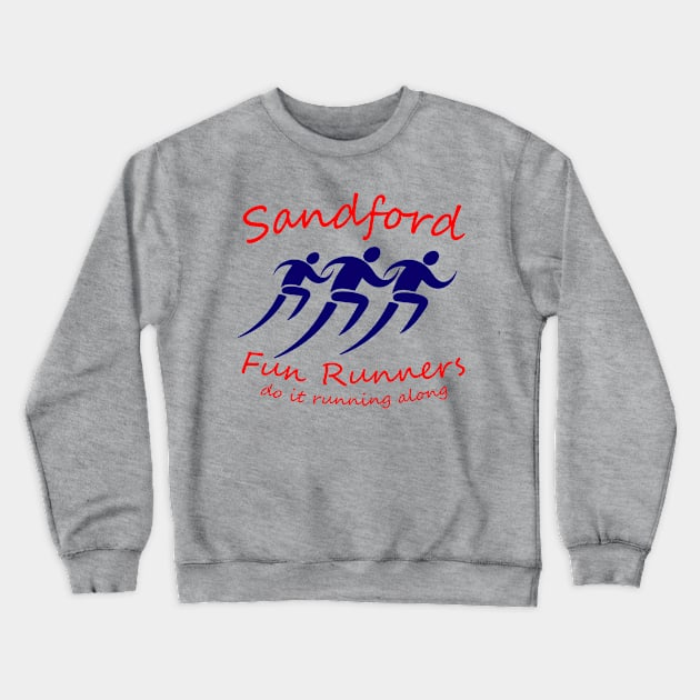 Sandford Fun Runners Crewneck Sweatshirt by Meta Cortex